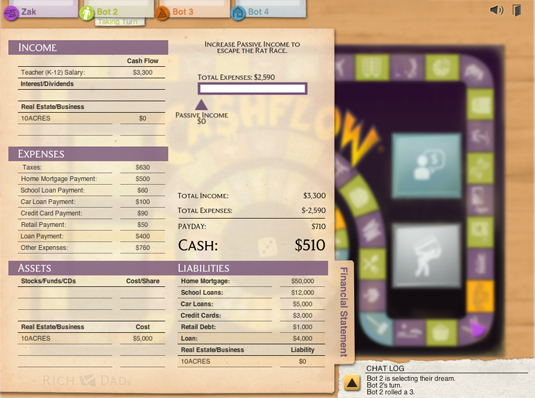 Cashflow Game App For Iphone